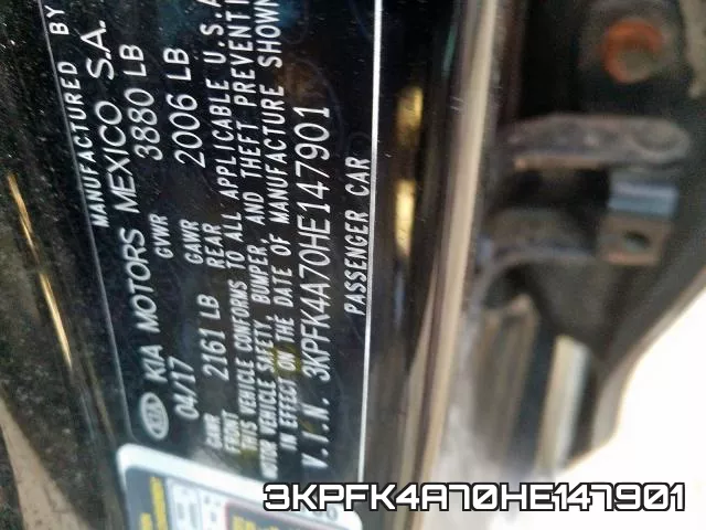 3KPFK4A70HE147901 фото 2