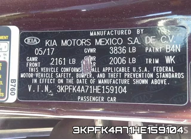 3KPFK4A71HE159104 фото 10