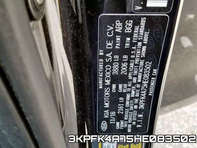 3KPFK4A75HE083502 фото 2