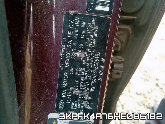 3KPFK4A76HE086182 фото 2