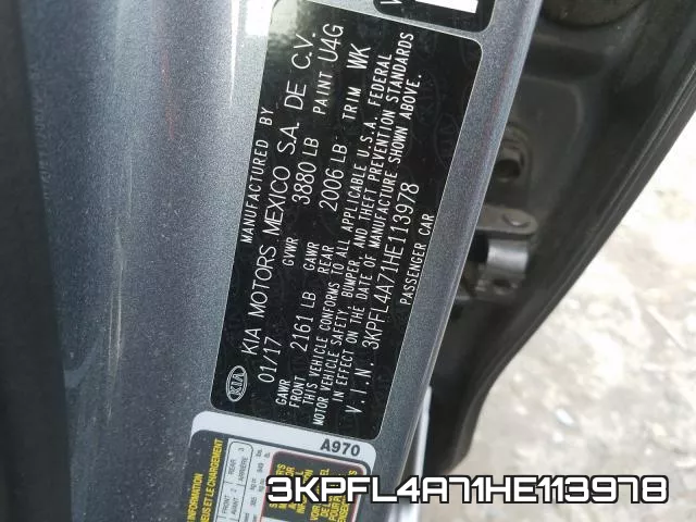 3KPFL4A71HE113978 фото 2