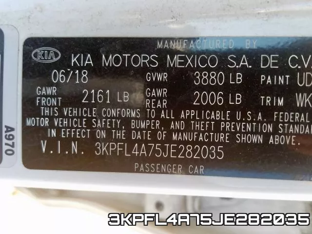 3KPFL4A75JE282035 фото 2