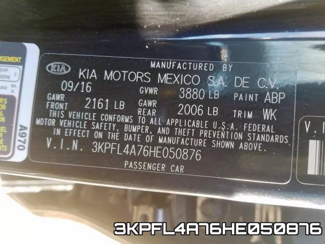 3KPFL4A76HE050876 фото 2