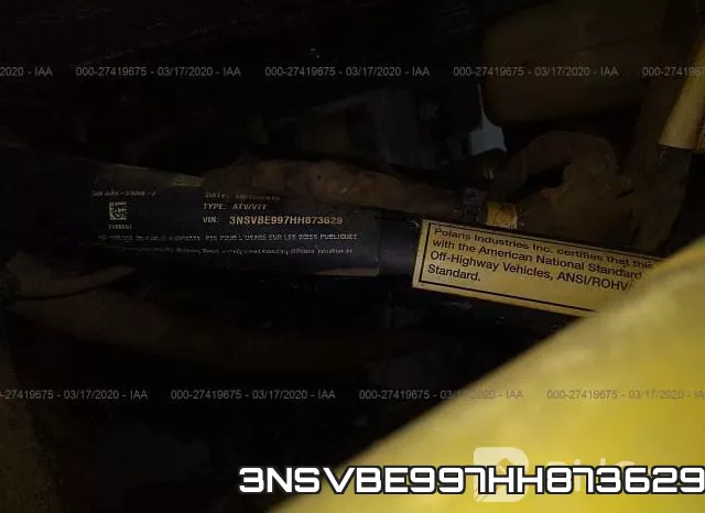 3NSVBE997HH873629 фото 2