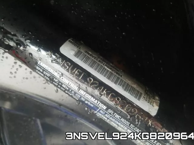 3NSVEL924KG820964 фото 2