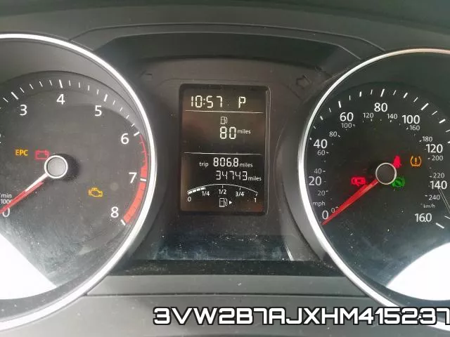 3VW2B7AJXHM415237 фото 9