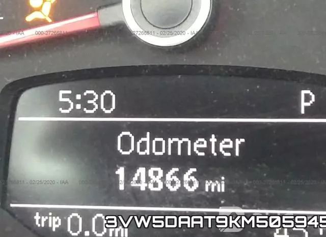 3VW5DAAT9KM505945 фото 8