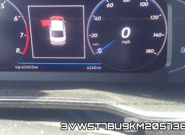 3VW5T7BU9KM205738 фото 8