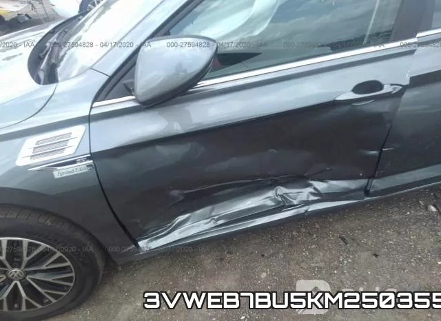 3VWEB7BU5KM250355 фото 7