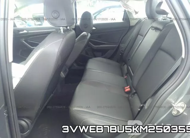 3VWEB7BU5KM250355 фото 9