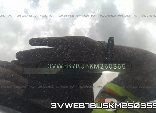3VWEB7BU5KM250355 фото 10