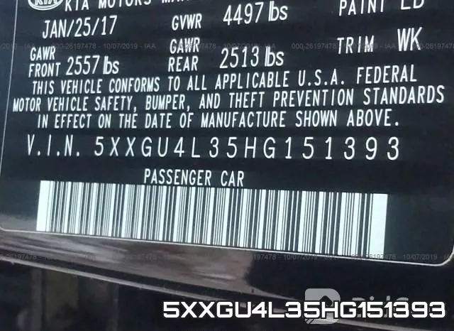 5XXGU4L35HG151393 фото 10