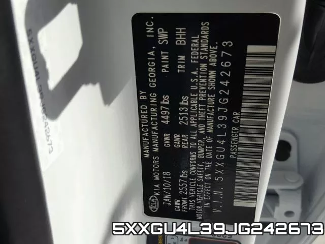 5XXGU4L39JG242673 фото 2