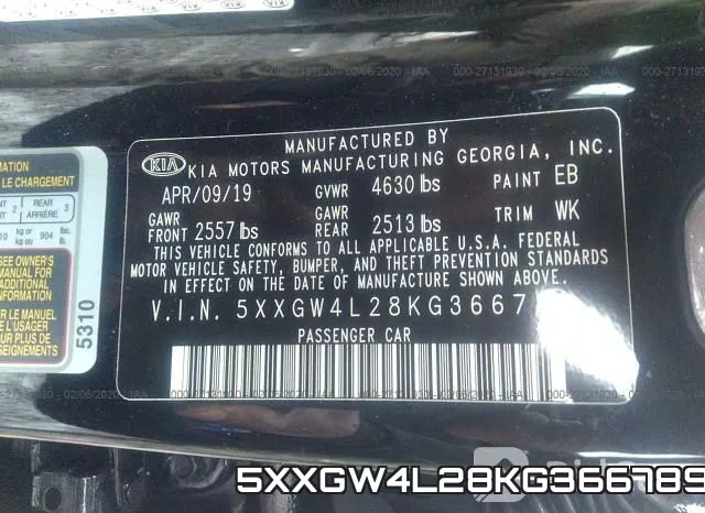 5XXGW4L28KG366789 фото 10