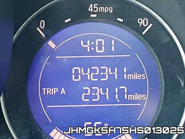 JHMGK5H75HS013025 фото 9
