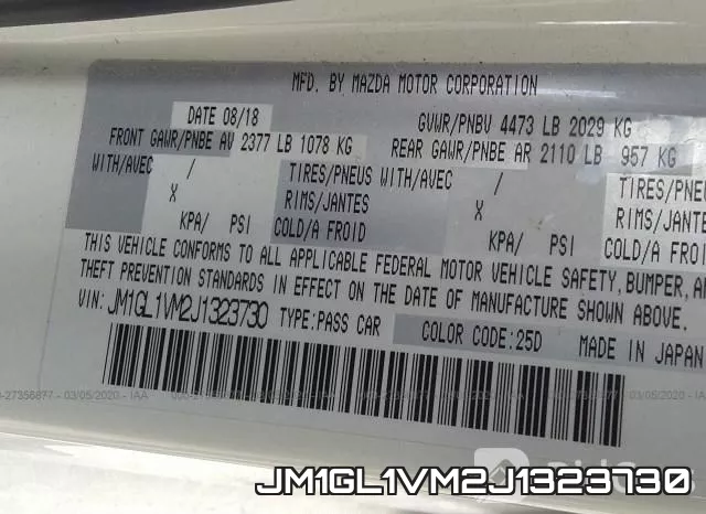 JM1GL1VM2J1323730 фото 10
