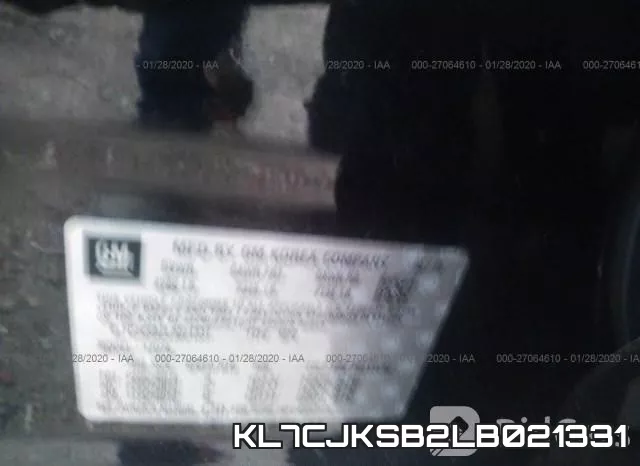 KL7CJKSB2LB021331 фото 10