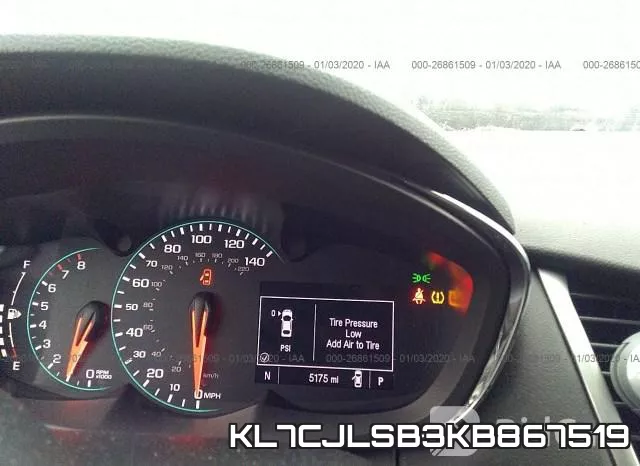 KL7CJLSB3KB867519 фото 8