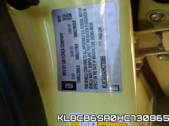KL8CB6SA0HC730865 фото 2