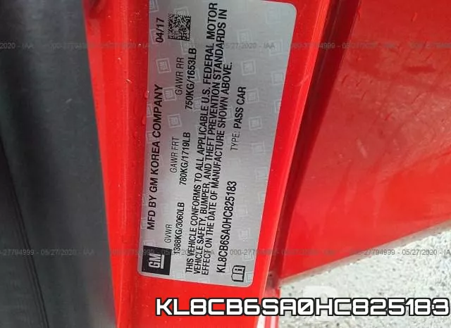 KL8CB6SA0HC825183 фото 10