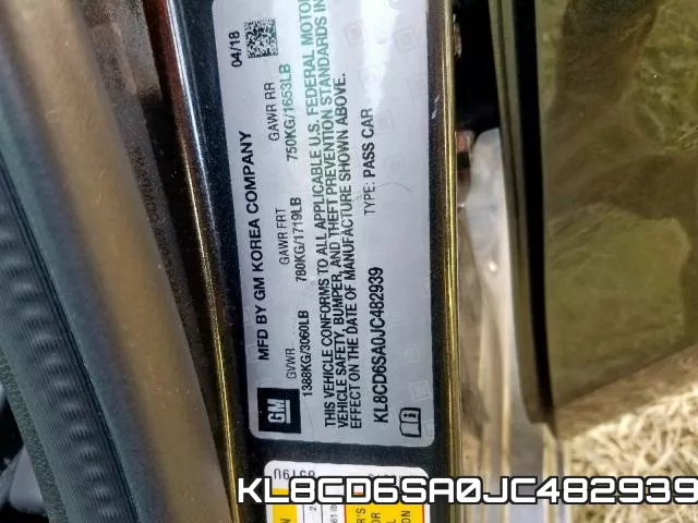 KL8CD6SA0JC482939 фото 2