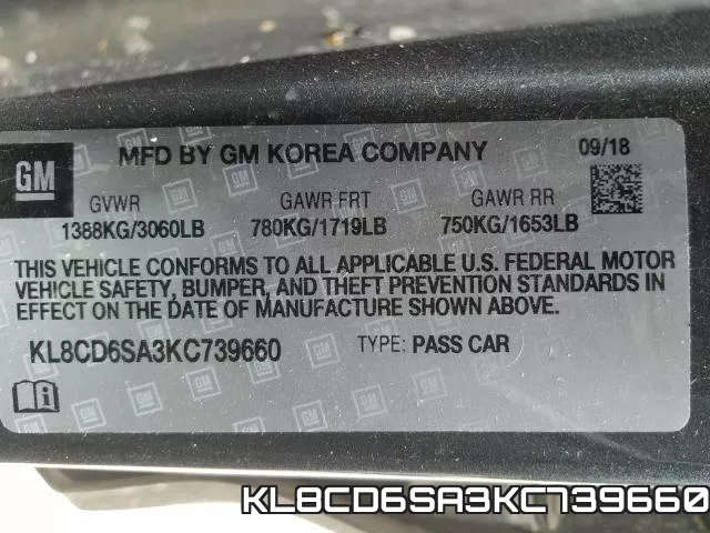 KL8CD6SA3KC739660 фото 2