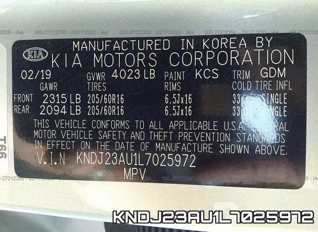 KNDJ23AU1L7025972 фото 10