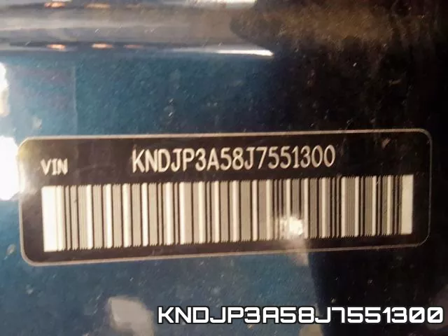 KNDJP3A58J7551300 фото 2