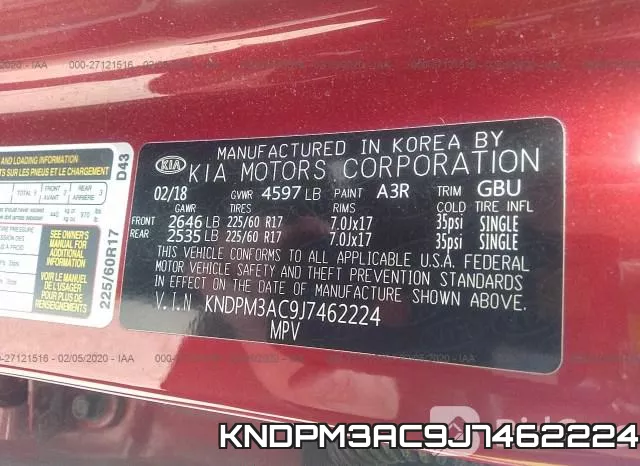 KNDPM3AC9J7462224 фото 10