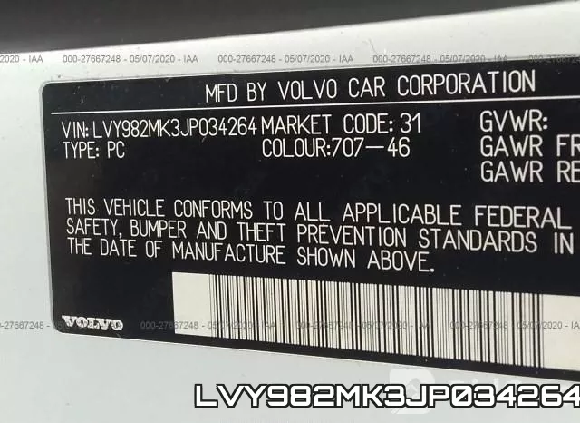 LVY982MK3JP034264 фото 10