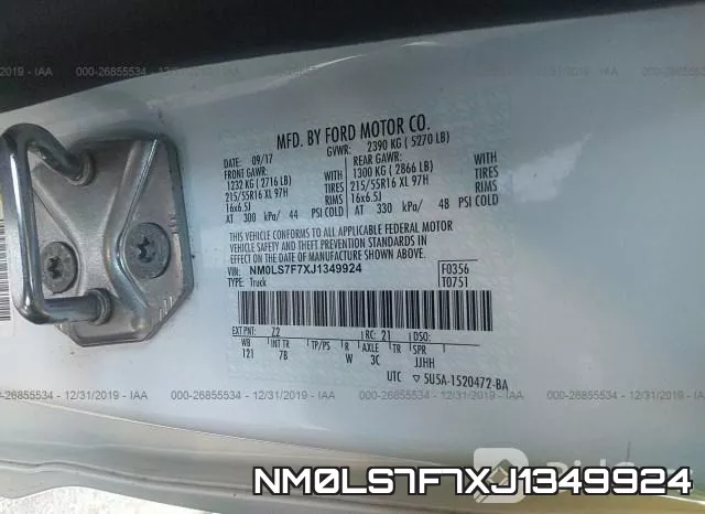 NM0LS7F7XJ1349924 фото 10