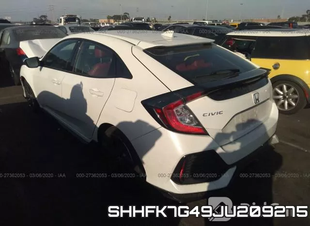 SHHFK7G49JU209275 фото 4