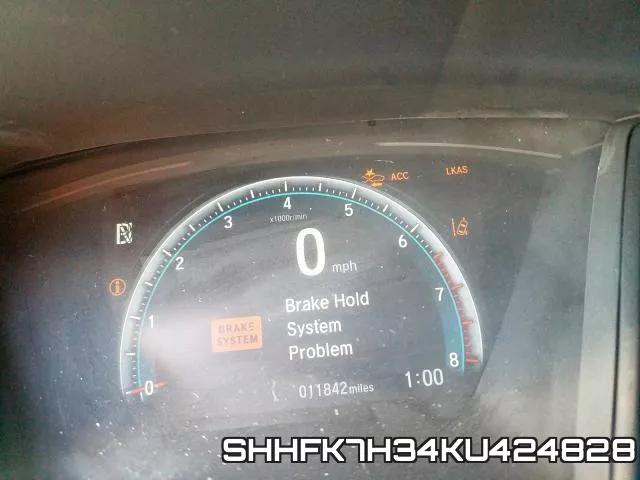 SHHFK7H34KU424828 фото 9