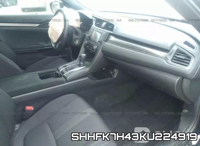 SHHFK7H43KU224919 фото 6