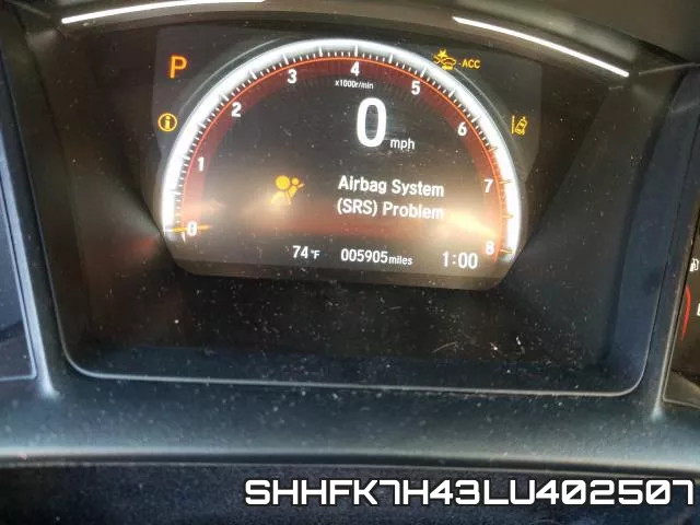 SHHFK7H43LU402507 фото 9