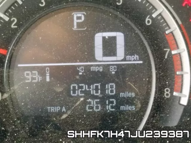 SHHFK7H47JU239387 фото 9