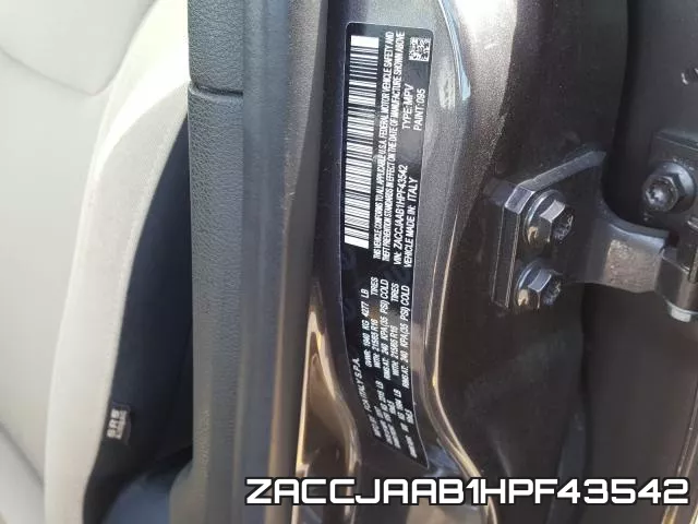 ZACCJAAB1HPF43542 фото 2