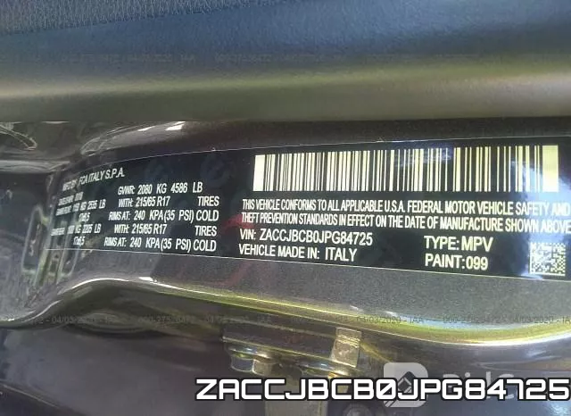 ZACCJBCB0JPG84725 фото 10