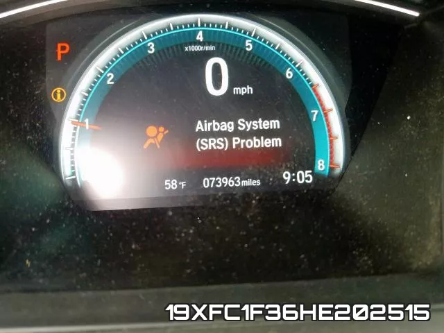 19XFC1F36HE202515 фото 9
