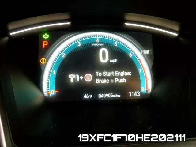 19XFC1F70HE202111 фото 9
