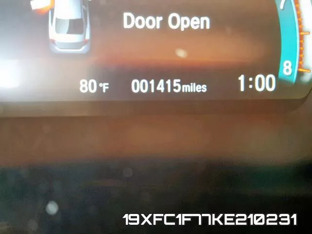 19XFC1F77KE210231 фото 9