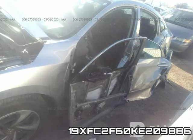 19XFC2F60KE209886 фото 7