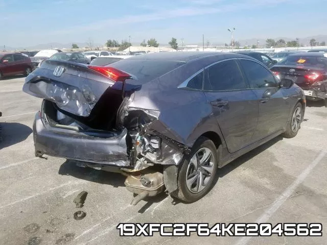 19XFC2F64KE204562 фото 5