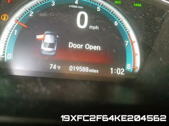 19XFC2F64KE204562 фото 9