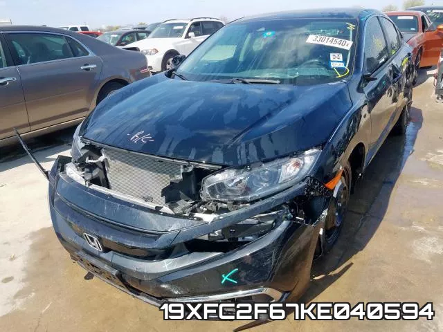 19XFC2F67KE040594 фото 3