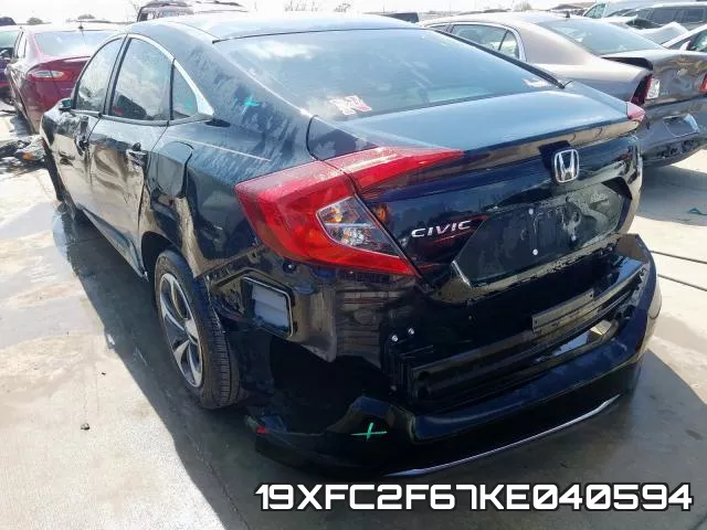 19XFC2F67KE040594 фото 4