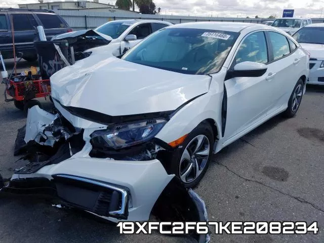 19XFC2F67KE208234 фото 3