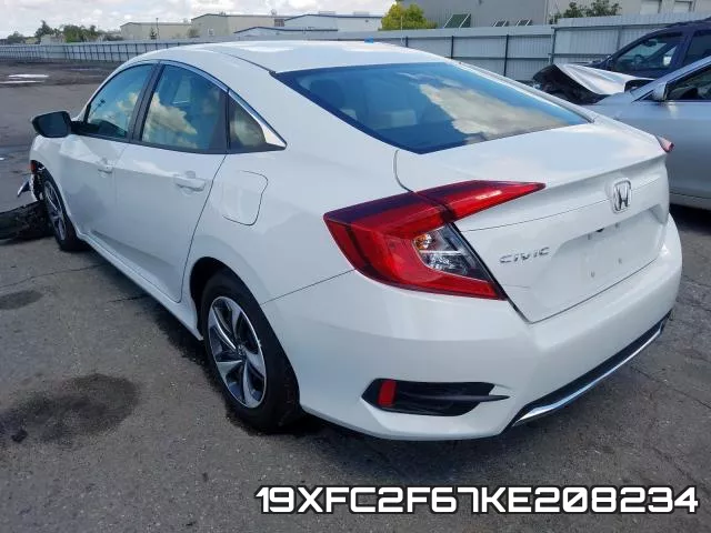 19XFC2F67KE208234 фото 4