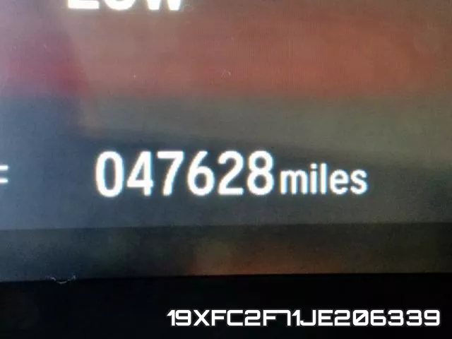 19XFC2F71JE206339 фото 9