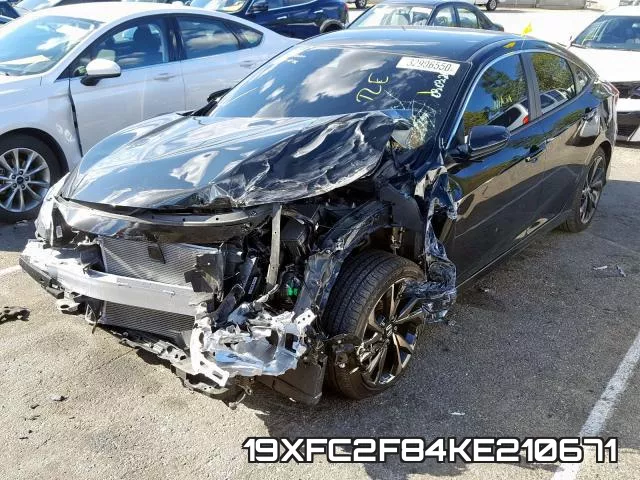 19XFC2F84KE210671 фото 3